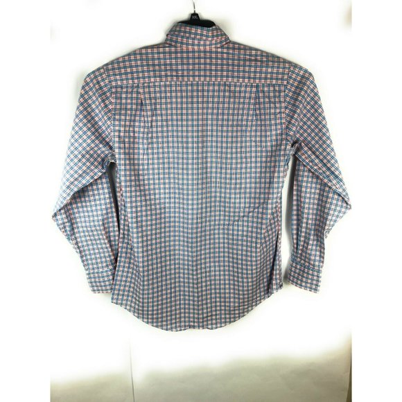 Southern Shirt Men's Medium Red Blue Check Long Sleeve  Cotton Blend Shirt A60 - Picture 5 of 5